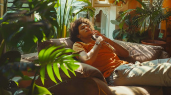 Relaxed Afternoon Nap Wallpaper