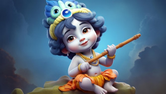 HD Little Krishna Wallpaper Off