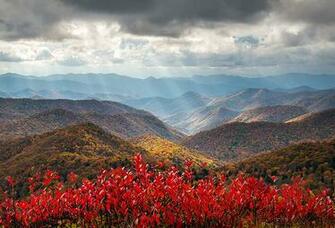 Blue Ridge Parkway Autumn Landscape Photography Asheville Nc