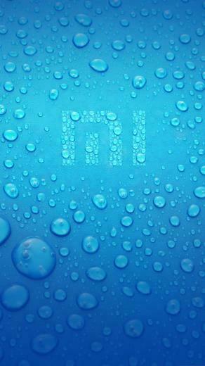Blue Water Drops Samsung HD Wallpaper