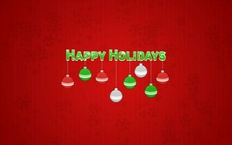 Happy Holidays Wallpaper