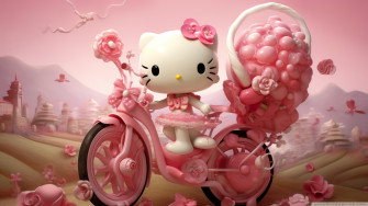 Hello Kitty 3d Wallpaper