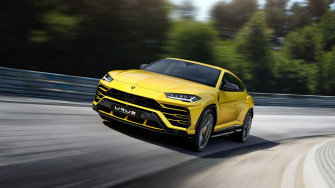 Desktop Wallpaper Lamborghini Urus Sports Car Yellow On Road