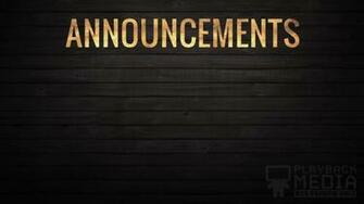 Best Announcements Background Advent