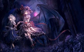 Dark Anime Gothic Dragon Maids Wallpaper