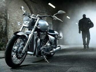 The Lonely Biker Wallpaper