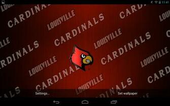 Louisville Cardinals Live Wallpaper With Animated 3d Logo