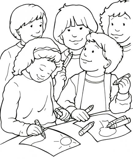 Can Be A Friend Coloring Sermons4kids