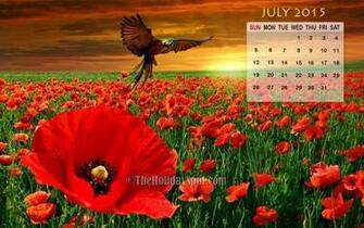 Crosscards July Wallpaper Calendar For