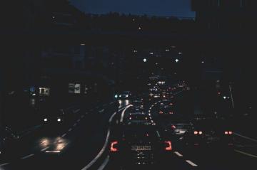 Automotive Blur Buildings Car Lights Cars City