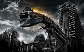 Train Wallpaper Derailed Myspace Background