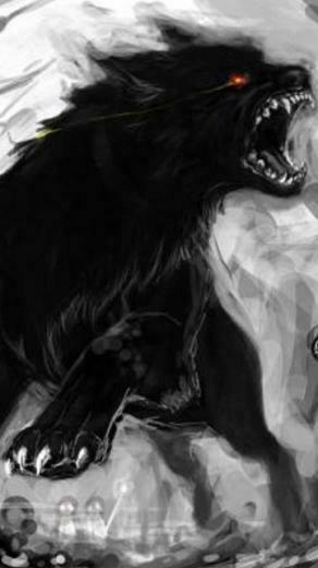 Dark Wolf Wallpaper For Your Nokia Mobile Phone