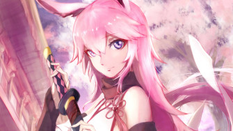 Pink Anime Aesthetic Wallpaper
