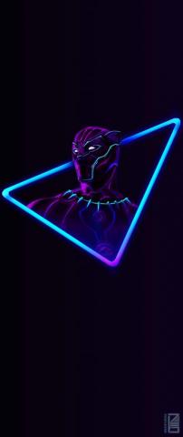 Black Neon Wallpaper On