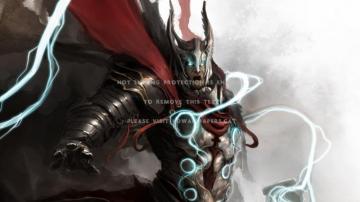 Thor The Avengers Hammer God Anime