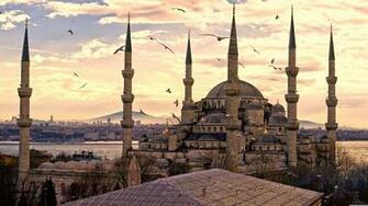 Sultan Ahmed Mosque Istanbul Turkey UHD 8k Wallpaper