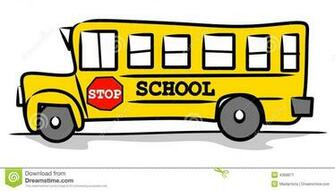 Image School Bus Group With Items