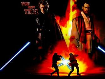 Obi Wan Vs Anakin Wallpaper
