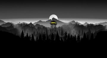 Firewatch Black And White