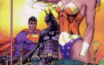 Superman Comics Girls Michael Turner Wonder Woman Wallpaper Background