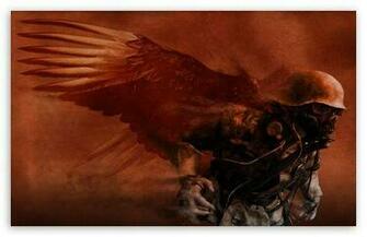 Dark Angel Digital Wallpaper Black Pictures