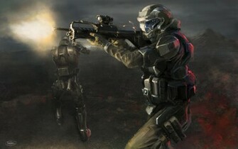 Halo Odst Inspired Fanart By Brinjal