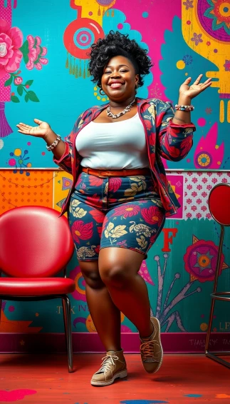 Fat Woman Wallpaper