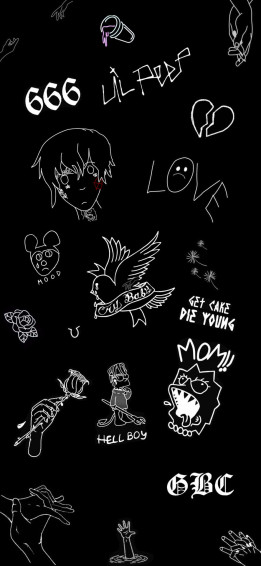 Lil Peep Logo Wallpaper