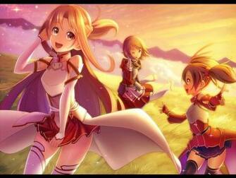 Armor Ayano Keiko Clouds Dress Gloves Grass Long Hair Nyanmaru