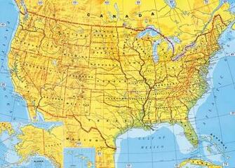 Usa Map HD Wallpaper