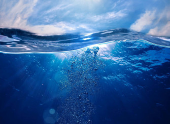 Ocean Blue Background Wallpaper