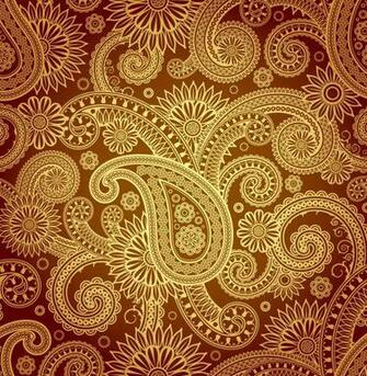 Gold Damask