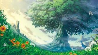 Artwork Fantasy Art Trees Nature Life Wallpaper HD