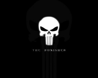 The Punisher Skull Logo HD Wallpaper In