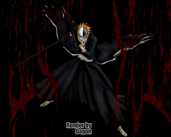 Render Ichigo Bankai Vizard Desktop Background For