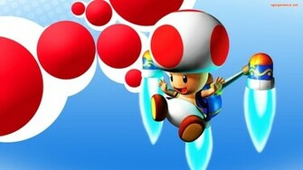 Mario Toad Wallpaper