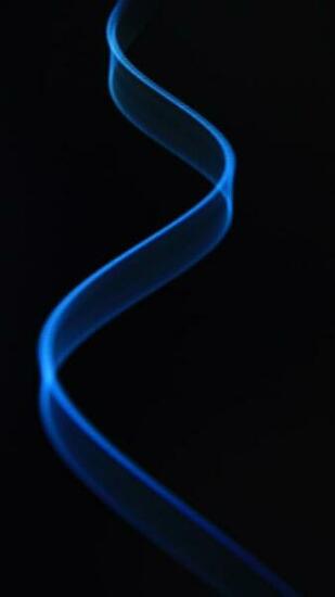 Background With Blue Design On Black For Galaxy S4 In