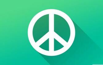 Green Peace Sign 4k HD Desktop Wallpaper For Ultra Tv