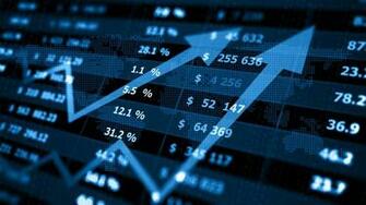 Stock Market Electronic Chart Bullish UHD 4k Wallpaper
