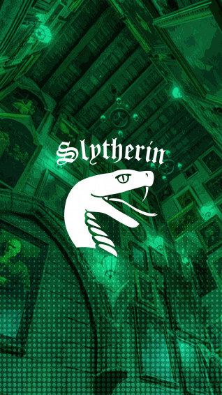 En Green Slytherin Hogwarts Aesthetic Wallpaper