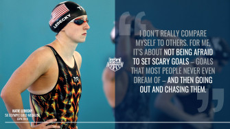 Katie Ledecky On Rt Usaswimming Mondaymotivation