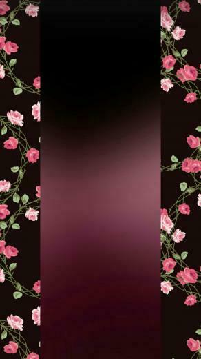 Black And Pink Flowers Wallpaper For Phone In Flowery
