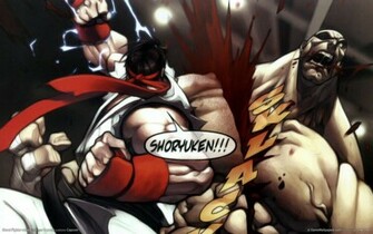 Street Fighter Wallpaper Stock Photos