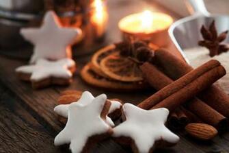 Holiday New Year Christmas Cookies Food Sweet Star