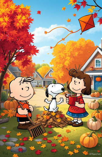 Peanuts Autumn Wallpaper