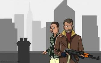 Wallpaper Niko Bellic Roman Kalash