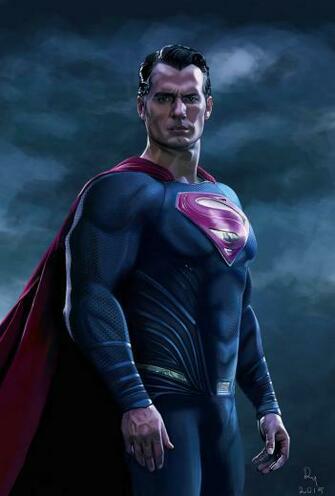 Batman V Superman Henry Cavill Painting By Danb13