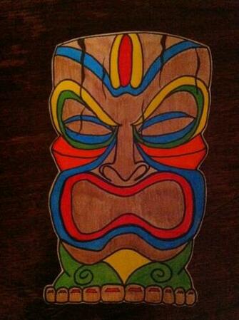 Tiki Man Fruit Tables