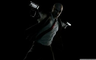 Wallpaper Hitman Absolution Two Guns