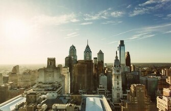 Philadelphia Skyline October Wallpaper